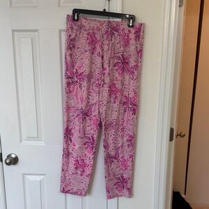 Floral Pink Lily Pulitzer Pants